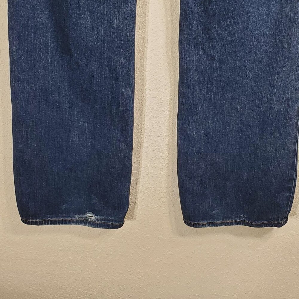 American Eagle Outfitters Womens Slim Boot Jeans Size 8 Long Stretch Blue Denim - Picture 13 of 13
